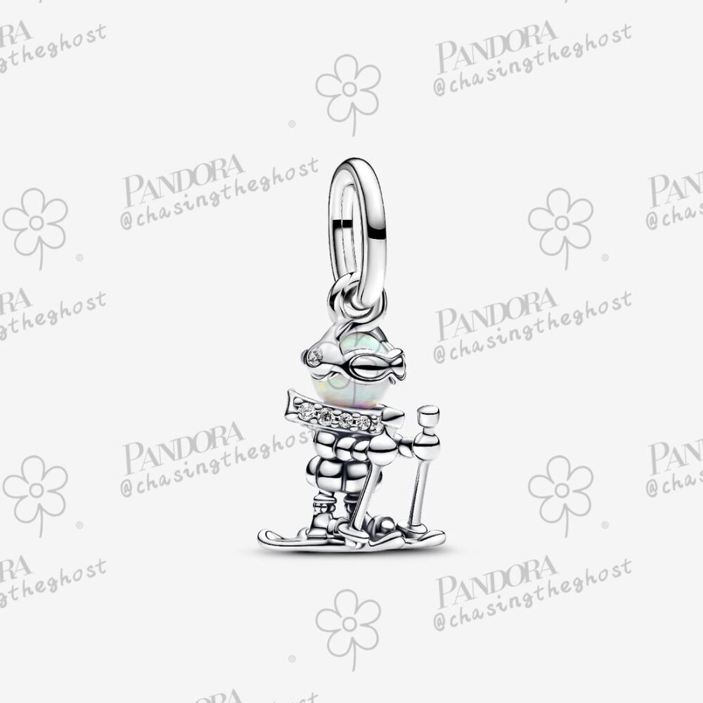 Pandora Skier Dangle Charm